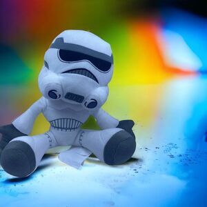 *STAR WARS PLUSH STORM TROOPER 13" EMPIRE STUFFED TOY LUCAS FILM CLONE white